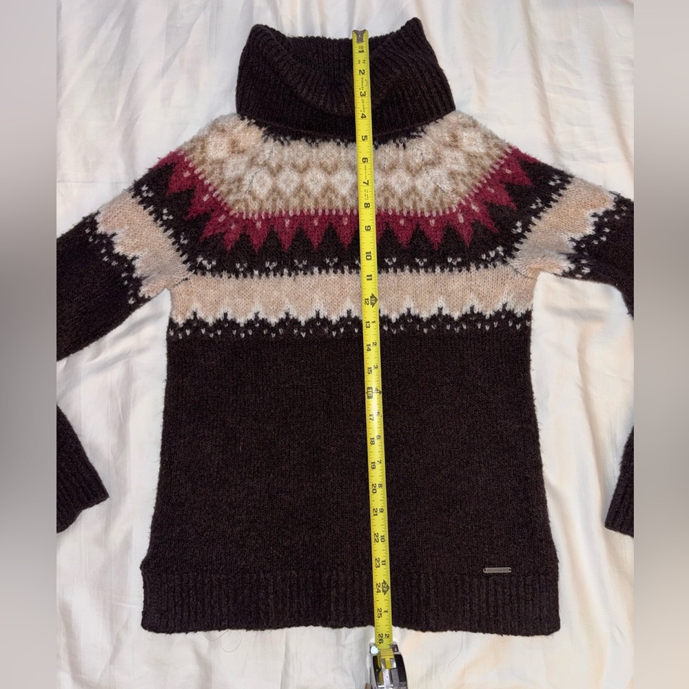 Abercrombie & Fitch Winter Long Sleeve Brown Turtleneck Sweater - Picture 8 of 8